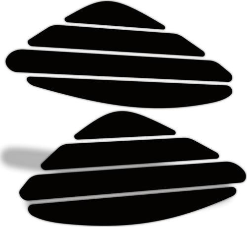 Universal Yan Pad Çizgisel Siyah