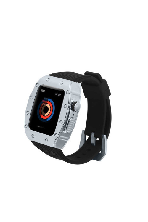 Watch 7 45Mm Uyumlu Krd-65 Kordon-Siyah-Gümüş