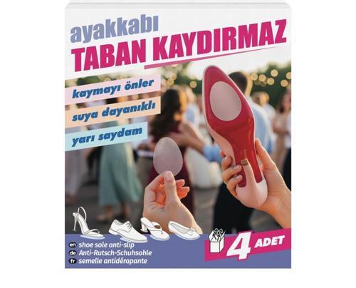 Ayakkabı Kaydırmaz Bant Kaymayı Önler Suya Dayanıklıdır Şeffaf 4 Ad