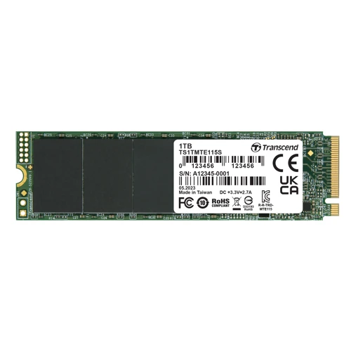 115S 1TB 3200/2000MB/s NVMe M.2 SSD Disk (TS1TMTE115S)