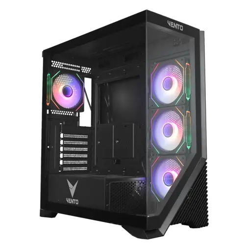 FSP VG4202FLA 750W 80+ GEN5 4x120mm RGB Fan Temperli Cam USB 3.0 Mesh ATX Gaming (Oyuncu) Kasa