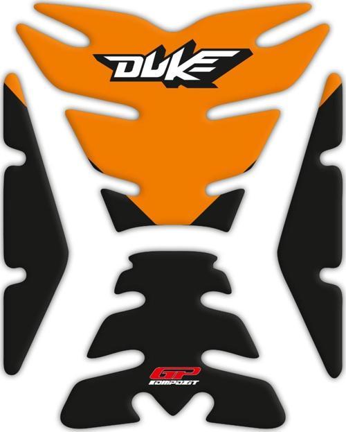 KTM Duke 250 2011-2023 Uyumlu Tank Pad Seti Turuncu