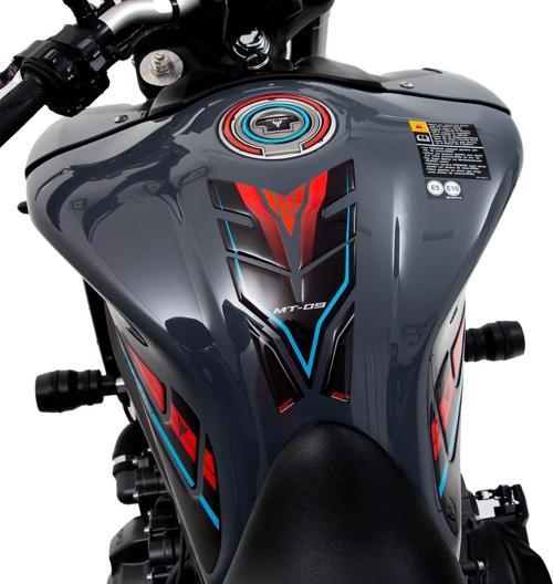 Yamaha MT-09 2021-2023 Uyumlu Tank Pad Seti Kırmızı-Gri