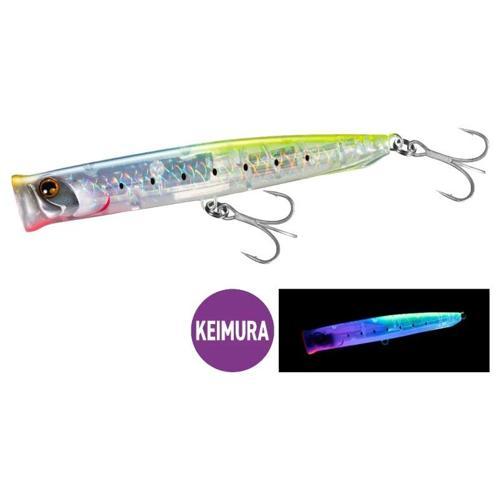 Exsence Beam Popper 130F FB 13cm 29gr Popper Yem 005 T Clear Sardine