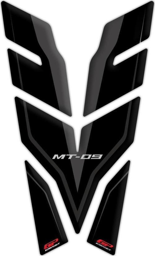 Yamaha MT-09 2021-2023 Uyumlu Tank Pad Seti Siyah
