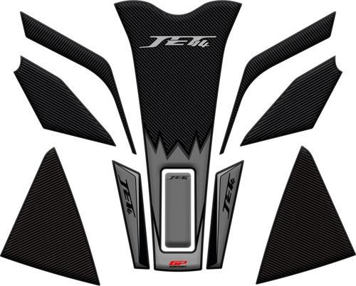 SYM Jet 14 2017-2023 Uyumlu Tank Pad Seti Gri