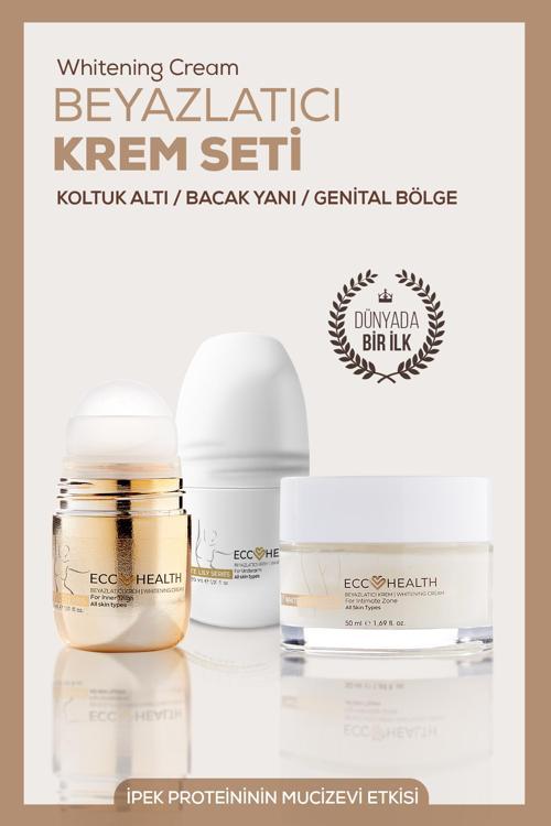 Koltuk Altı, Bacak Yanı, Genital Bölge İçin 3'Lü Beyazlatıcı Bakım Seti | Özel Formül