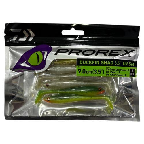 Prorex Duckfin Shad 9cm 7 Adet Silikon Yem (UV Set)