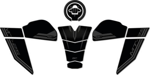 Yamaha MT-25 2020-2023 Uyumlu Tank Pad Seti Siyah