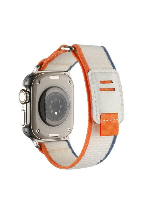 Apple Watch Ultra 49Mm Hasır Kordon Krd-106 Strap Kayış