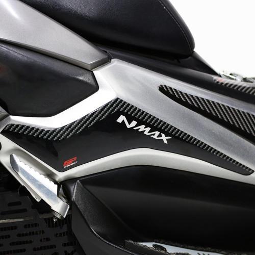 Yamaha NMAX 125 / 155 2015-2020 Uyumlu Yan Pad Seti Siyah-Karbon
