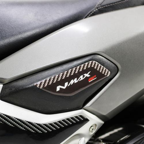 Yamaha NMAX 125 / 155 2015-2020 Uyumlu Yan Pad Siyah-Karbon