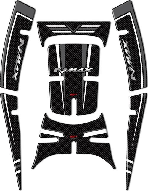 Yamaha NMAX 125 / 155 2021-2023 Uyumlu Tank Pad Seti Gri