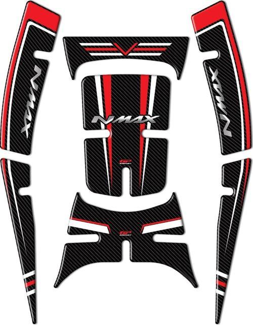 Yamaha NMAX 125 / 155 2021-2023 Uyumlu Tank Pad Seti Kırmızı