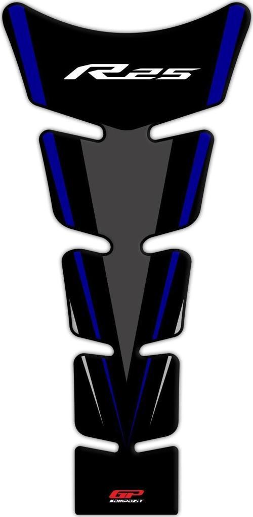 Yamaha R25 2015-2018 Uyumlu Tank Pad Seti Mavi