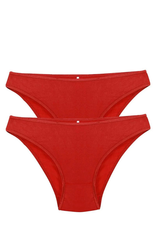Kadın Kırmızı 2'li Slip