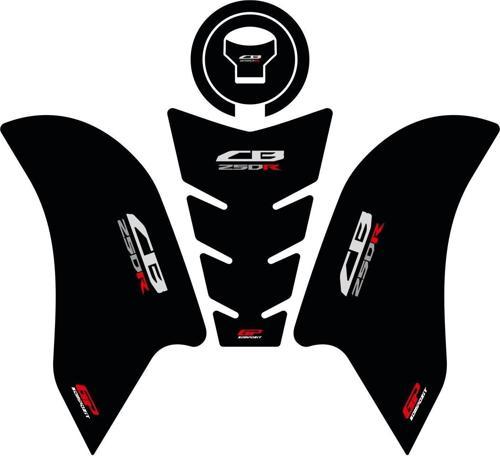 Honda CB250R 2017-2023 Uyumlu Tank Pad Seti Siyah