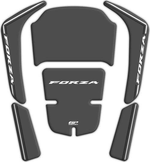 Honda Forza 250 2018-2023 Uyumlu Tank Pad Gri