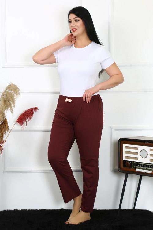 Kadın Pamuklu Büyük Beden Alt Pijama