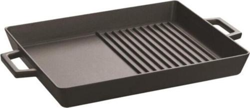 Metal Kulplu Izgara Tavası - 26X32 Cm