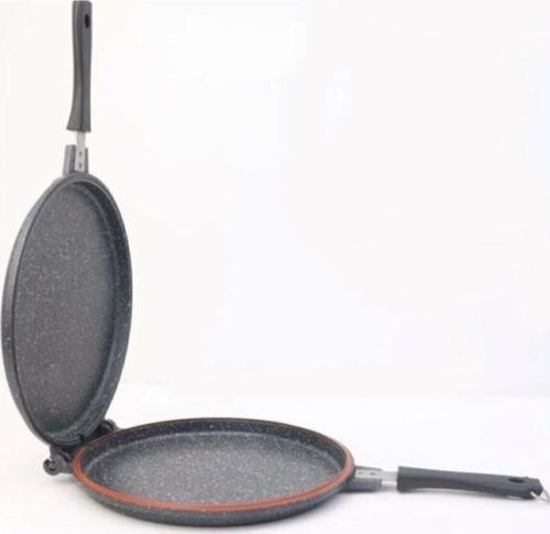 Alüminyum Döküm Granit Çift Taraflı Balık Tavası 28 Cm