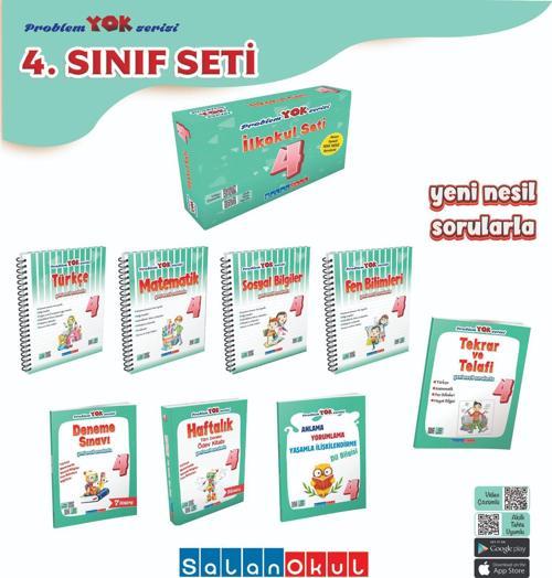 Salan Yayınları 4. Sınıf İlkokul Problem Yok Eğitim Seti