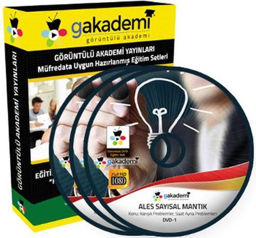 ALES Sayısal ve Sözel Mantık Çözümlü Soru Bankası Seti 11 DVD