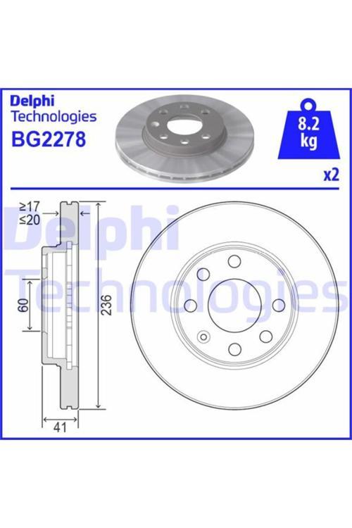 Ön Fren Aynası Corsa B-Astra F-Vectra A-Ascona C-Combo B 94-01 Aveo-Kalos 03> 246X19.9X4Dlxhava