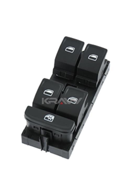 Cam Anahtarı Sol Dortlu Vw.Polo -Ibıza -Leon -Ateca -Arona (Kırmızı Isık) Nurpar-418D