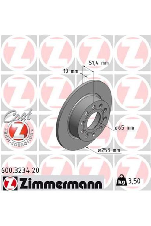 Arka Fren Aynası Golf V-Vı-Octavıa 04>Toledo Iıı Altea 04>Leon 04>Caddy Iıı A3 03> 255X10X9Dl 9