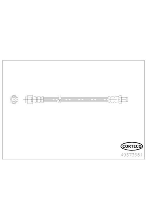 Fren Hortumu On Mercedes W212 S212 X218 C218 Uyumlu