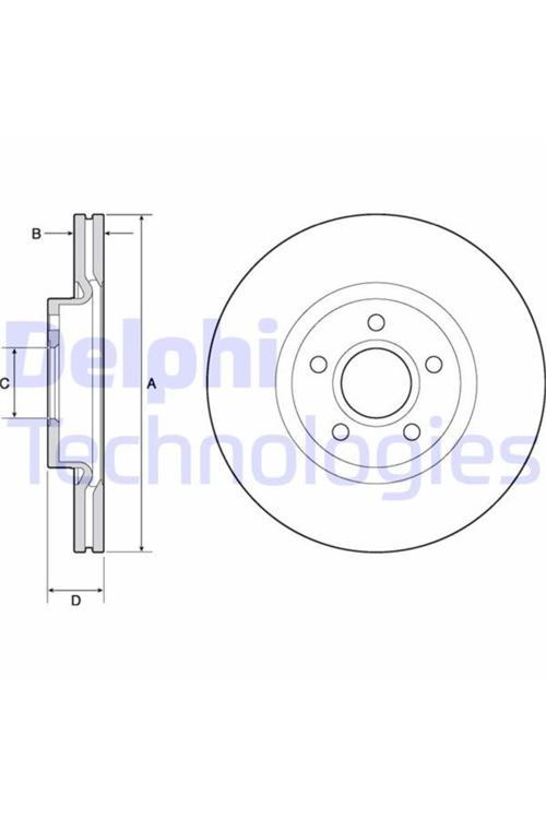 Ön Fren Aynası Volvo V40 2012 > 16 Jant 300X5Dl Boyalı Tip
