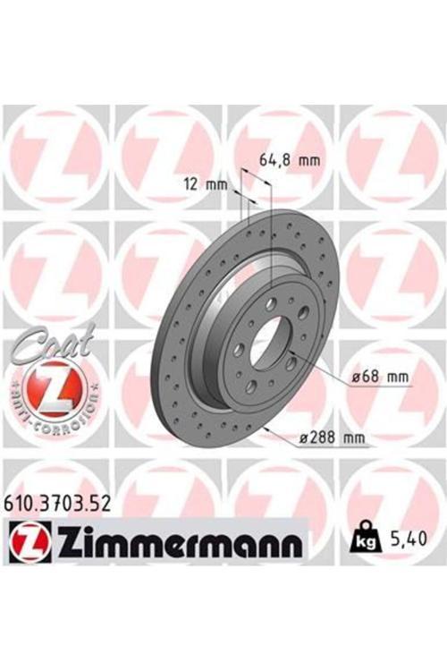 Arka Fren Aynası Volvo S60 01-10 S70 01-05 S80 98-06 Xc70 00-07 288X12X5Dl Delikli 986478495-Df