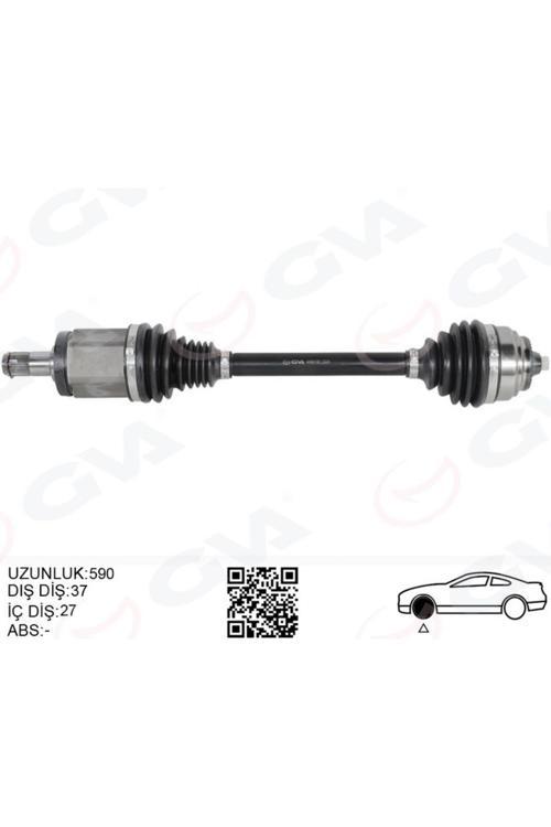 Komple Aks Ön Sol Bmw X3 F25 X4 F26 590Mm