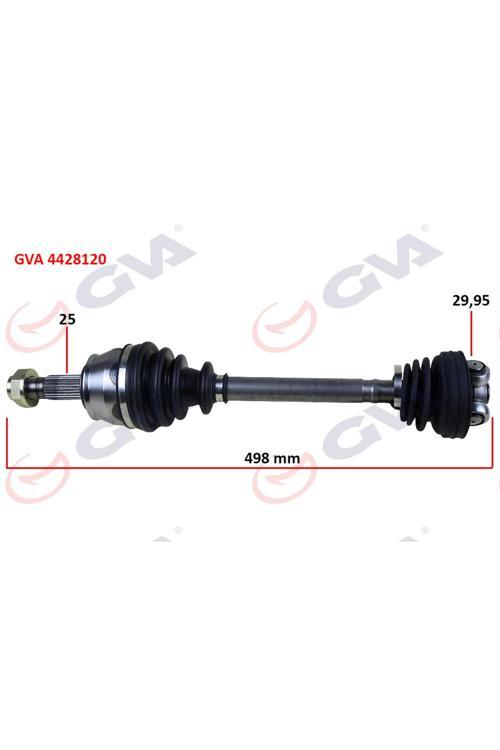 Komple Aks Sağ Mil Siz Aks Lale Siz Grande Punto 1.3 Mjt 75Hp 497Mm