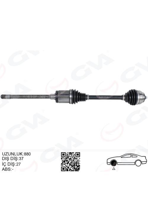 Komple Aks Ön Sağ Bmw X3 F25 X4 F26 880Mm