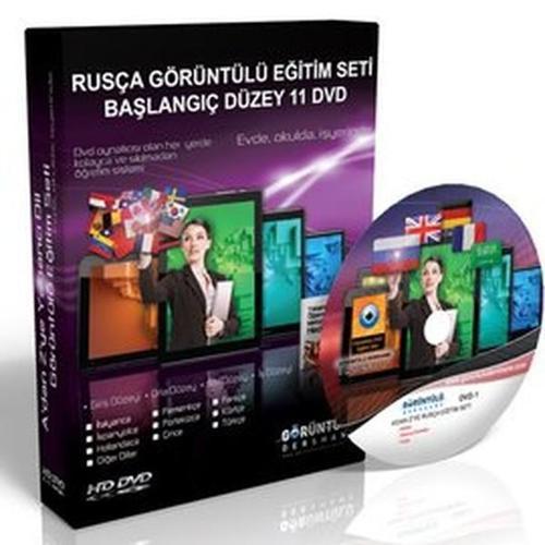 Rusça Eğitim Seti Başlangıç Düzey Türkçe Anlatım 11 DVD