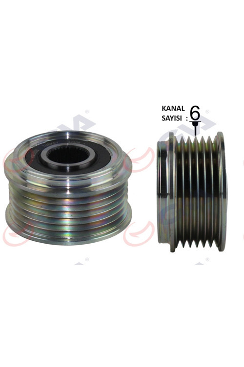 Alternatör Kasnağı Focus 01-04 -Focus Iı 04- -Mondeo Iv 07- -Connect 02- 1.8Tdcı