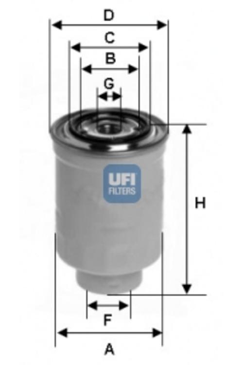 Yakıt Filtresi Su Ayırıcılı Nıssan Skystar Pıck Up 2.5L Yd25Ddti D22 03- / Patro Uyumlu