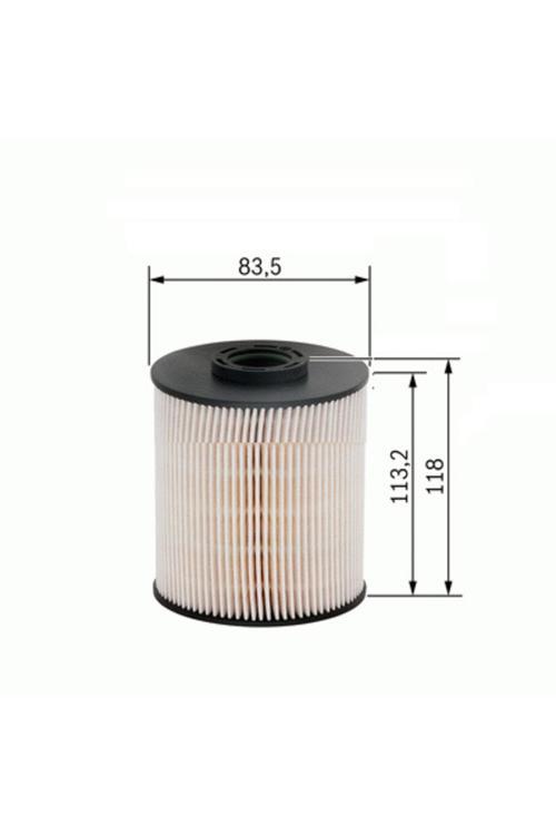 Yakıt Filtresi C5 2.7Hdı 08- - C6 2.7Hdı 05- - P.407 2.7Hdı 05- Su Ayraçlı Kağıt Uyumlu