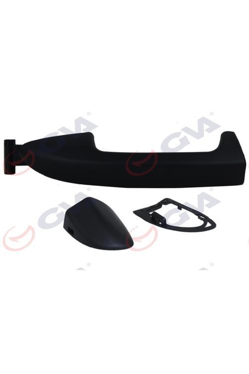 Nrtmsa Dış Kapı Kolu Kapaklı Sensör Deliksiz Ön-Arka Sol Siyah Astarlı (232651) Passat 06-10 Uyumlu