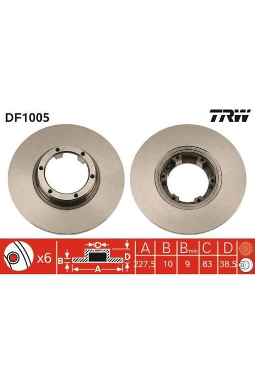 Ön Fren Aynası R12 -Toros R5 75/85 228X10X6Dl