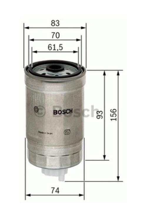 Mazot Fıltresı (Fıat Brava Bravo 1.9 D Ducato 1.9 2.5 2.8 D Opel Astra F Combo Corsa 1.7 D ) 9936891