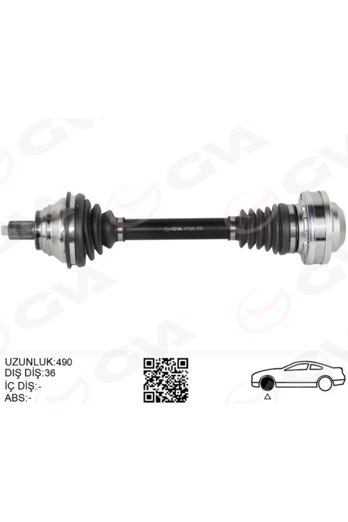 Komple Aks Ön Sol Golf5-Jetta-Caddy-Passat 1.9 Tdi-2.0 Tdi 04- Bkp-Bkd-Bls-Bkc-Bxe 1.9 Tdi-2.0 Tdi