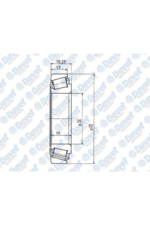Arka Teker Rulmanı Ic Kıt Renault R12 Em 2 Adet