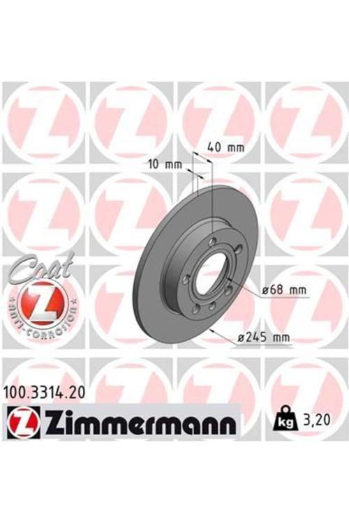 Arka Fren Aynası Audı A4 8E2.B6 11/00> A4 Avant 8E5.B6 09/01>Seat Exeo 09> 245X9.9X10Dl 9864789
