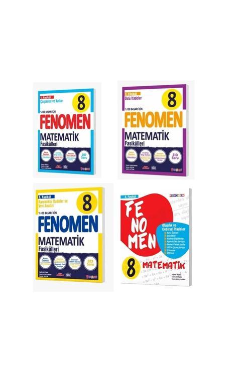  Gama Yayınları Fenomen 8. Sınıf Lgs Matematik 1.2.3.4. Fasikül Konu Özetli Soru Bankası 4 Kitap