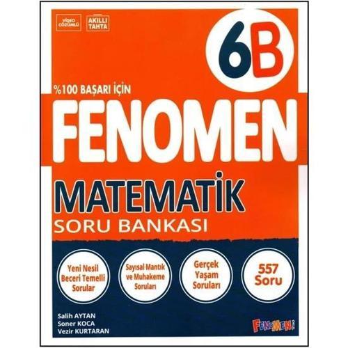 Gama Yayınları 6. Sınıf Matematik (B) Fenomen Soru Bankası