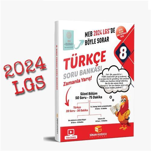 Sinan Kuzucu Yayınları 8. Sınıf Türkçe Soru Bankası