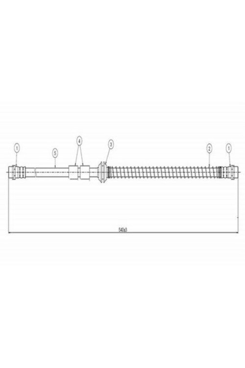 2 Adet Fren Hortumu On (Vw Touareg 02-/ Audı Q7 06-) 7L0611701C